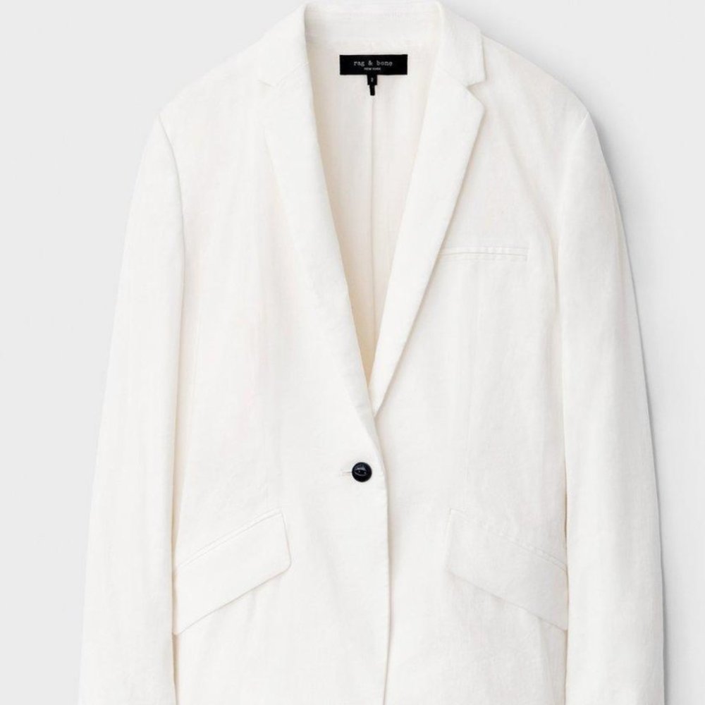 RAG AND BONE WHITE BLAZER